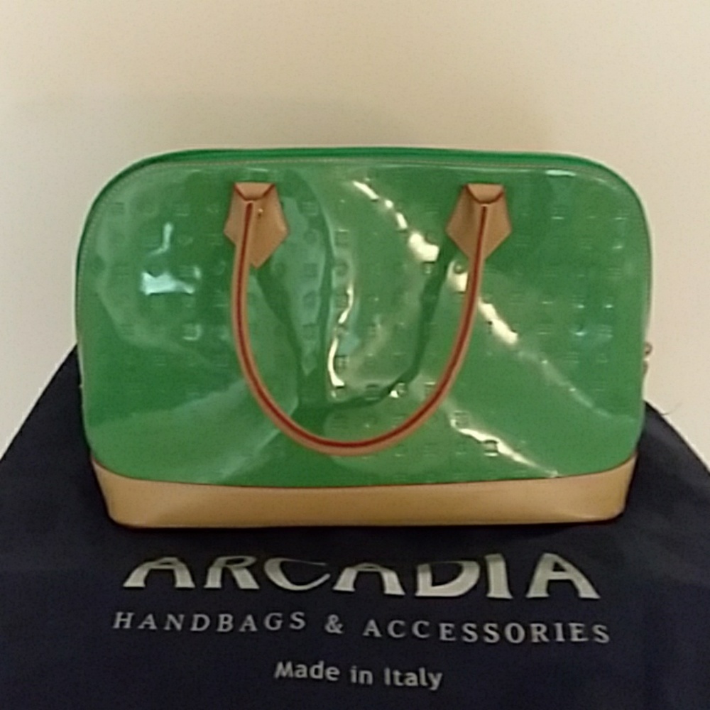 Arcadia Seafoam Green Bag.  Made in Italy